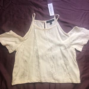 Pacsun/Kendall&Kylie Off the Shoulder Crop Top